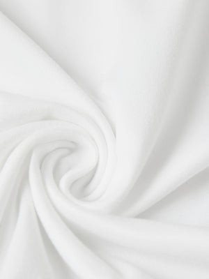 White t-shirt fabric detail with soft folds