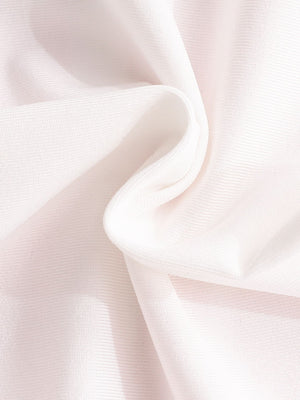 White cotton fabric detail of American flag tank top and denim skirt set