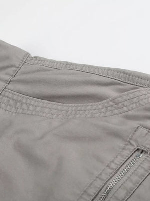 Men's Cargo Shorts With Multiple Pockets, back view