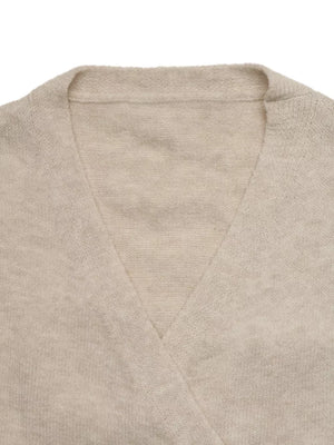 Tied Surplice Long Sleeve Sweater, alternate angle