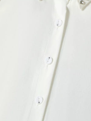 Toddler underwear with decorative rhinestone collar and buttons
