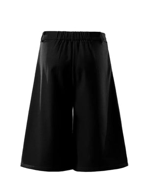 Men's Pleated Loose Fit Capris, back view