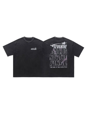 Men's Vintage Washed Graphic T-shirt, back view