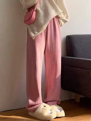 Corduroy Wide-leg Pants, back view