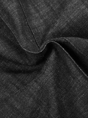 Men's Wide Leg Jeans Black in Black, alternate angle