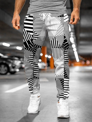 Men's Full Size Drawstring Loose Fit Joggers, side view