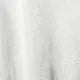 White cotton sweatshirt with graphic detail and slit hem.