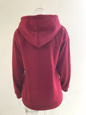Full Size Kangaroo Pocket Drawstring Hoodie in Army Green, editorial view