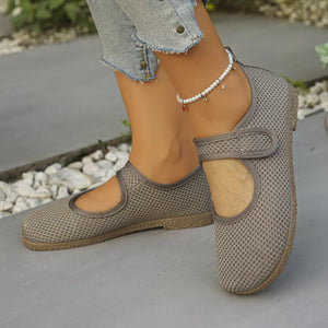 Round Toe Slip-ons in White, view 13