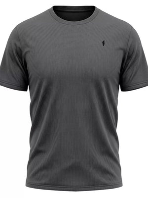 Men's Classic Fit Crew Neck T-shirt Plus Size in Black, product detail