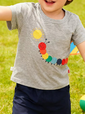 Toddler t-shirt, colorful, comfortable, basic style, casual.