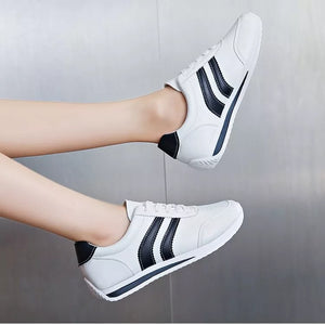 Round Toe Lace Up Sneakers, close-up detail