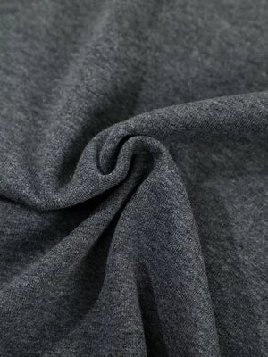Crew-neck Short-sleeve Top in White, fabric detail