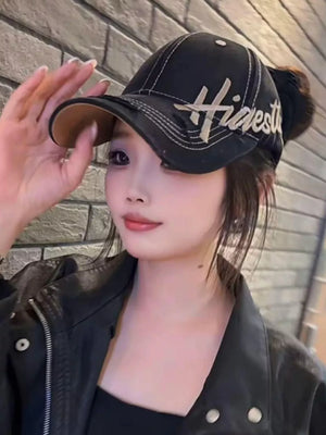 Embroidered Baseball Cap, fabric detail