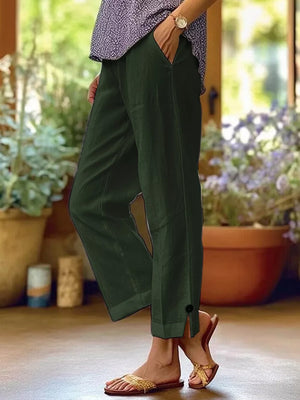 Full Size Casual Wide-leg Pants Plus Size, product detail