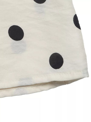Polka Dot Button-up Shirt in Beige, view 12