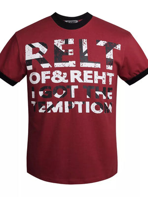 Men's Letter Graphic Short Sleeve T-shirt in White, front view
