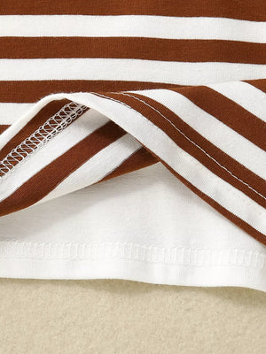 Children's Striped T-shirt And Shorts Set, product detail