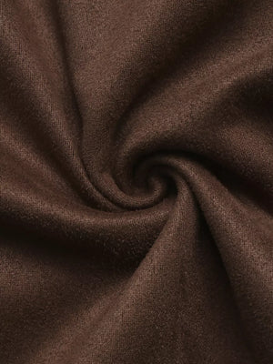 Button-down Oversized Jacket in Coffee Brown, view 12