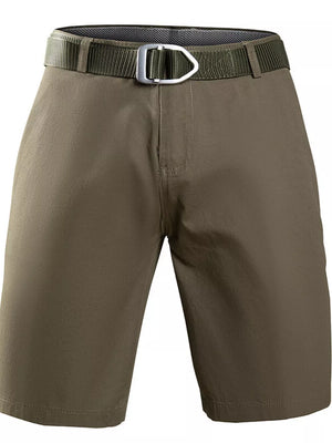 Men's Casual Bermuda Shorts in Dark Gray, side view