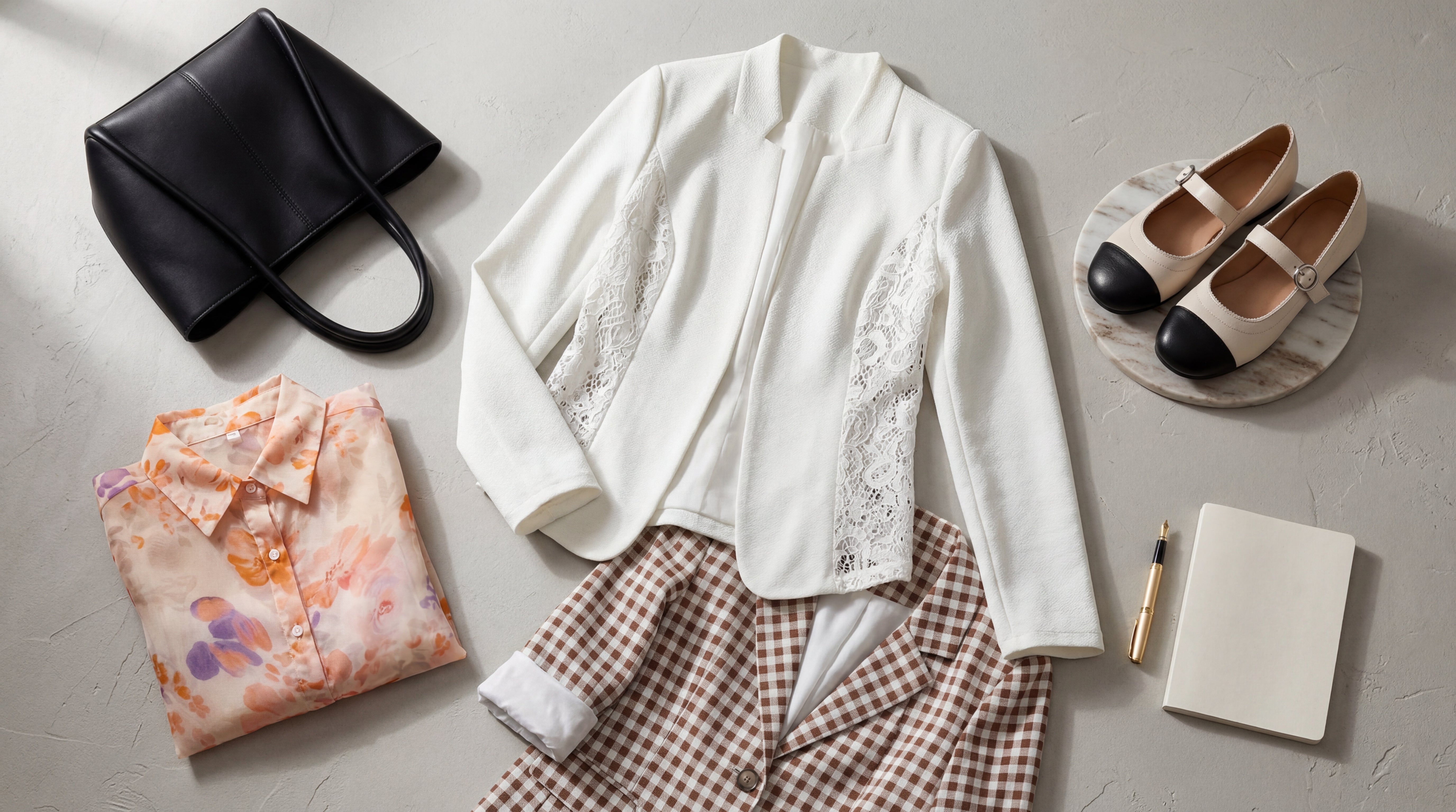 The Lace-Inset Open Blazer: 2026’s Chic Essential | How to Style with Flats