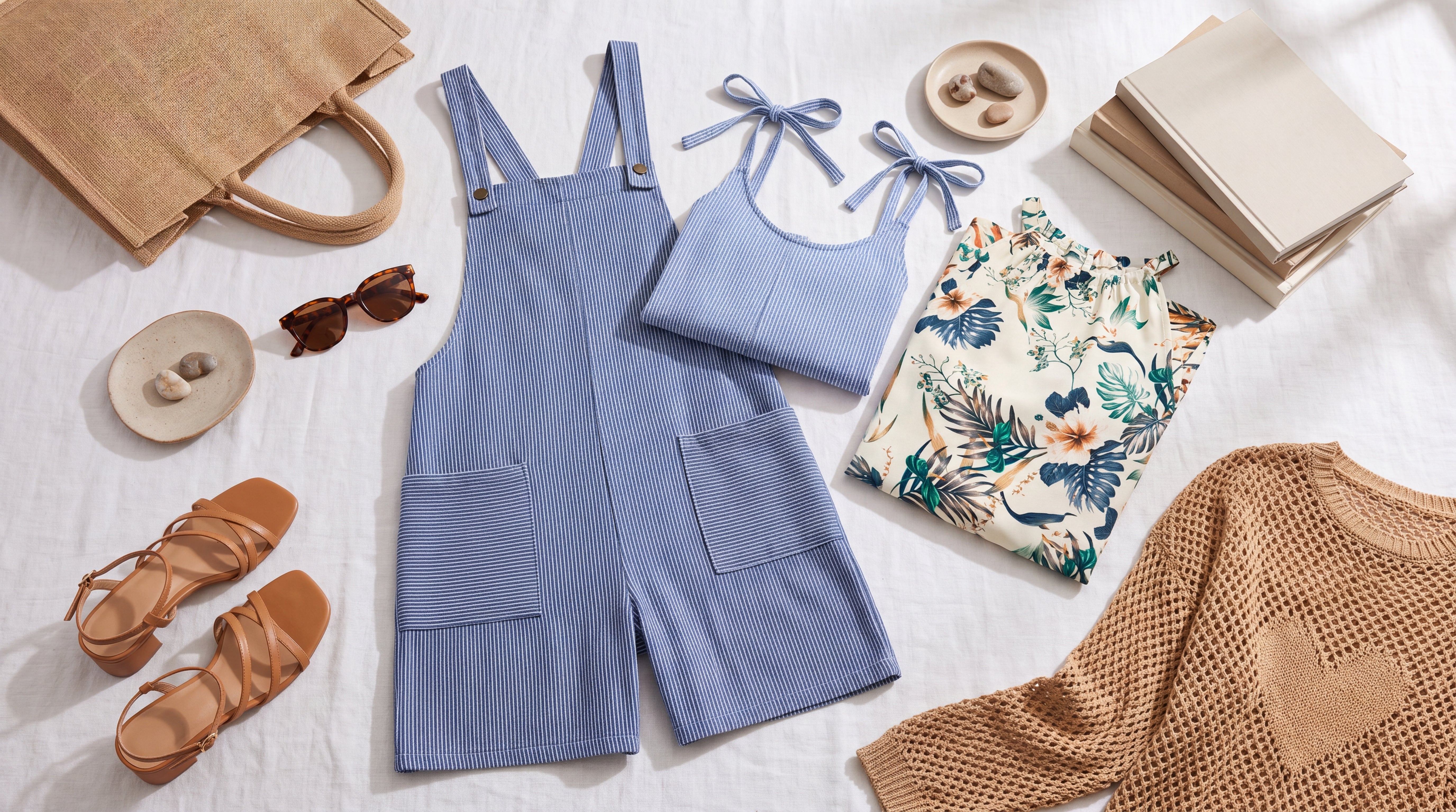 Striped Denim Overalls with Patch Pockets: 2026’s Effortless Summer Staple