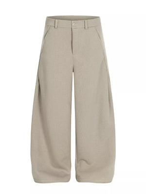 Men's relaxed fit sweatpants in apricot with pockets and adjustable waist.