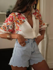 Floral Blossom Print Classic Shirt