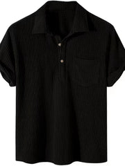 Men's Plus Size Short Sleeve Polo Shirt, product detail