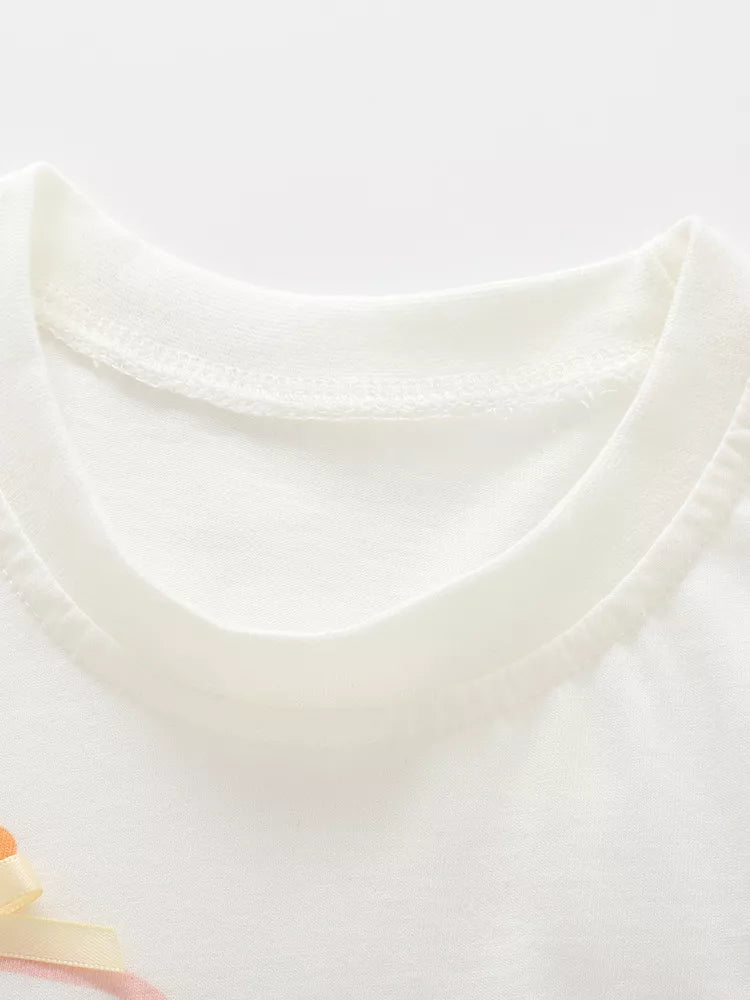 Children's Ballet Dancer Tee And Shorts Set, close-up detail