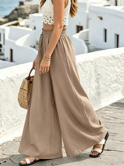 Relaxed Flow Pants With Drawstring Detail