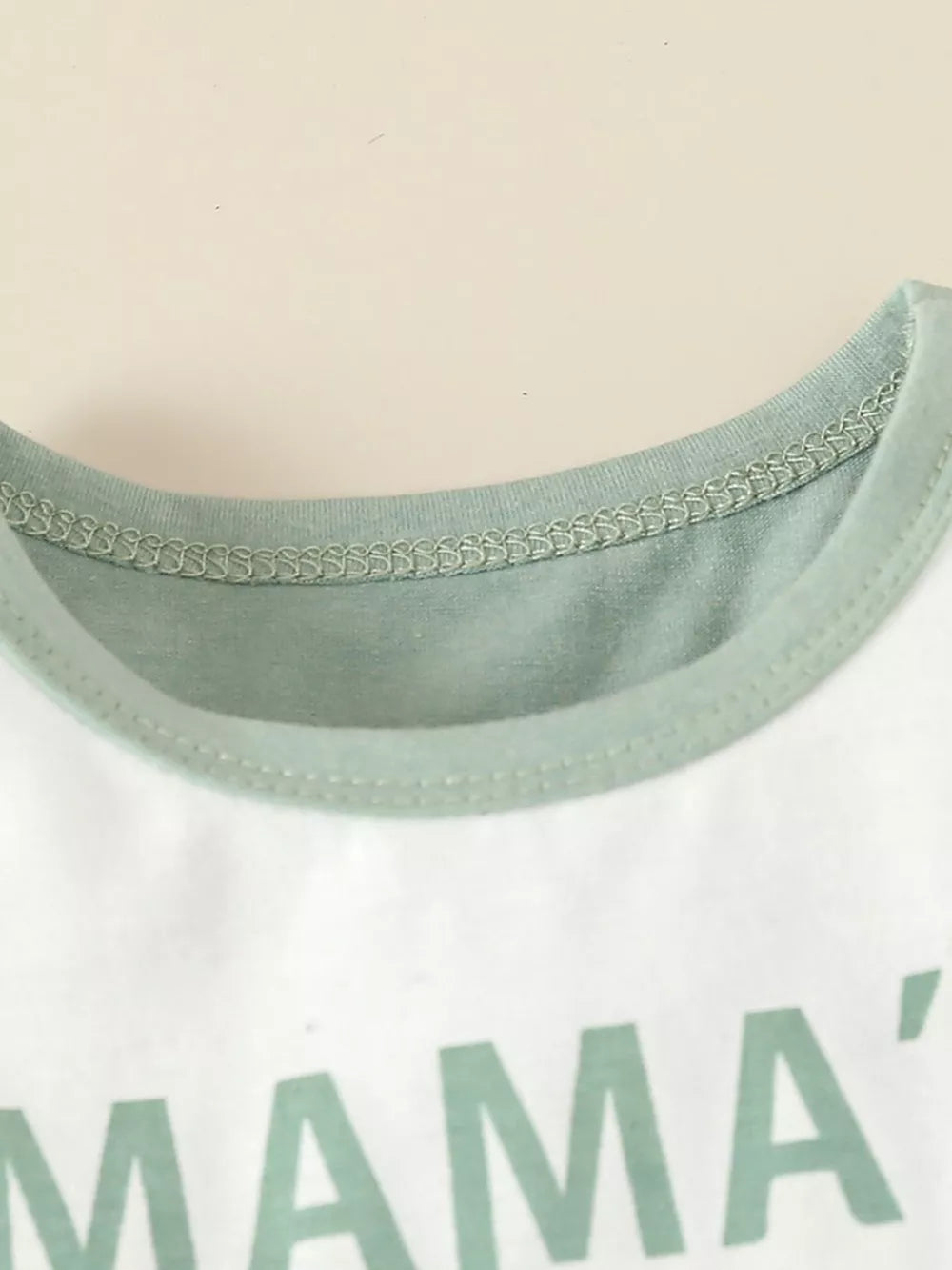 Children's Tank Top And Shorts Set in Light Green, product detail