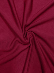Burgundy peplum blouse with keyhole and tie detail