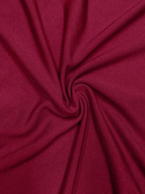 Burgundy peplum blouse with keyhole and tie detail