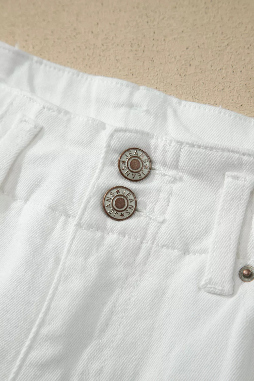 2-button High Waist Wide Leg Jeans, product detail