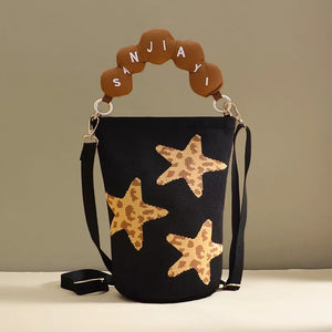 Cartoon Bucket Crossbody Bag, side view