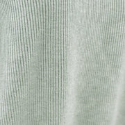 Sage ribbed knit sweater with slouchy sleeves and a close-up texture view.