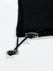Men S Drawstring Wide Leg Pants in White, model styling view