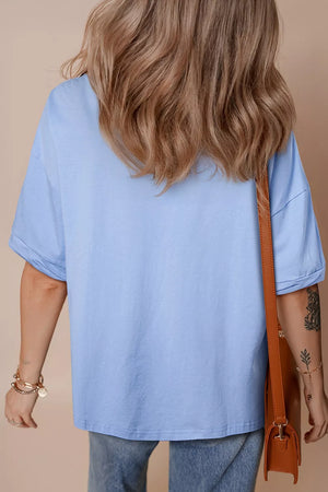 Western Duck Graphic Oversized T-shirt, close-up detail