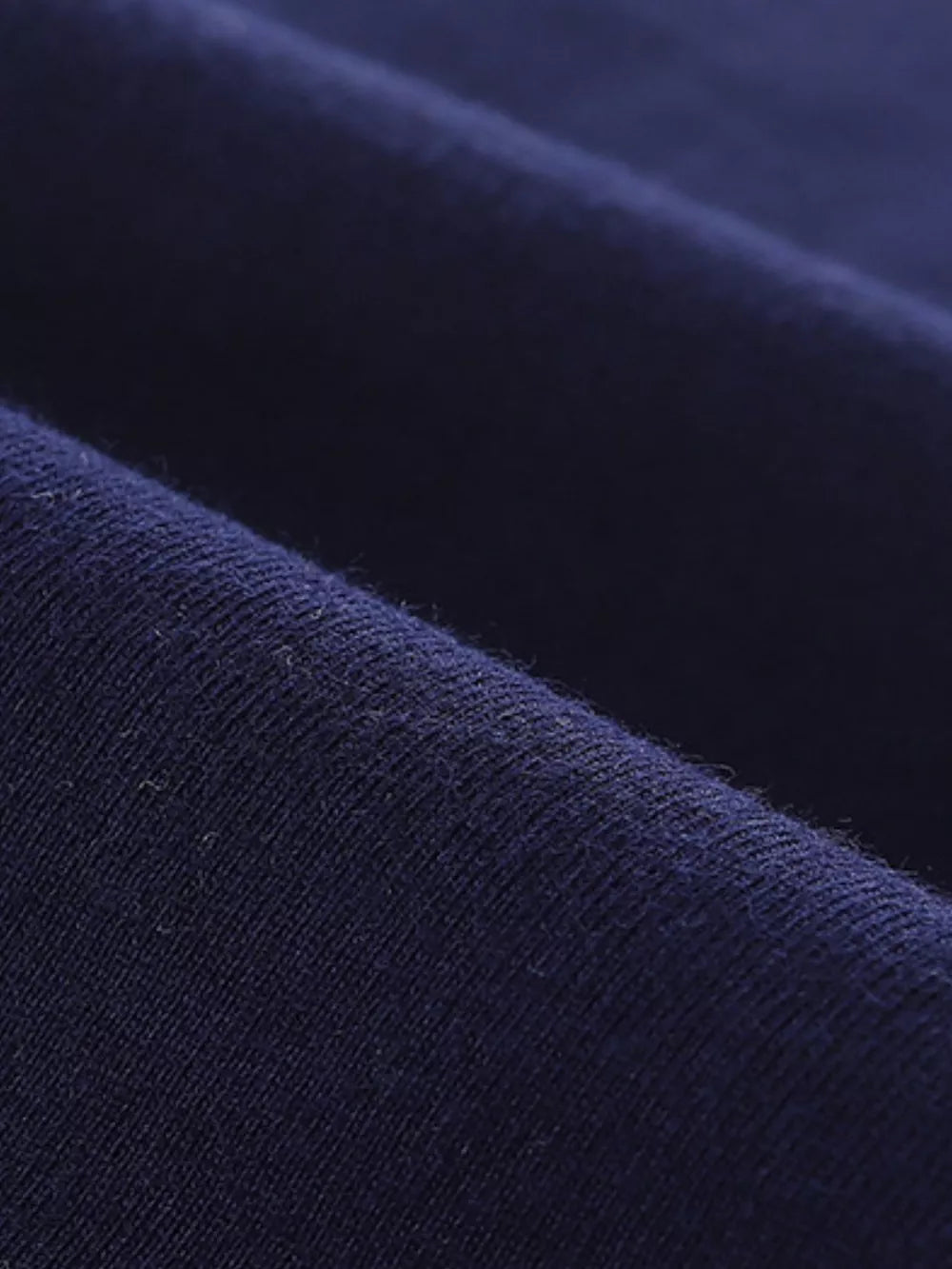 Navy blue cotton toddler boys' underwear fabric detail