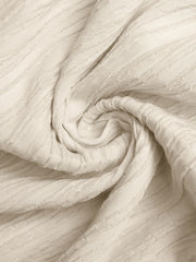 Apricot crinkled texture maxi dress fabric detail