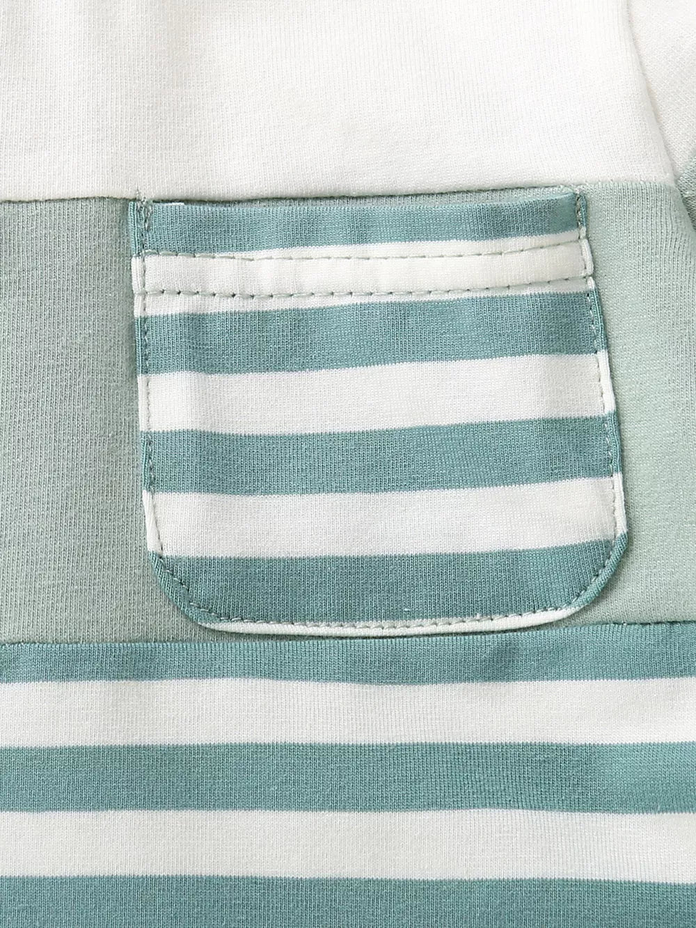 Children's Striped T-shirt And Shorts Set, model styling view