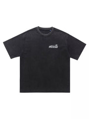 Men's Vintage Washed Graphic T-shirt, fabric detail