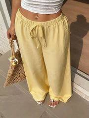 Effortless Plus-size Wide-leg Pants