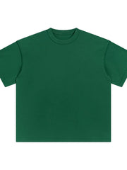 Urban Edge half sleeve tee in dark green with a crew neck.