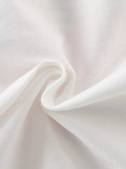 White cotton toddler t-shirt fabric detail