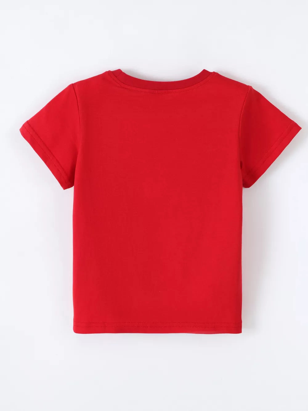 Children's Zebra Round Neck T-shirt, back view