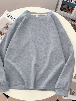 Crew Neck Long Sleeve Sweatshirt, editorial view