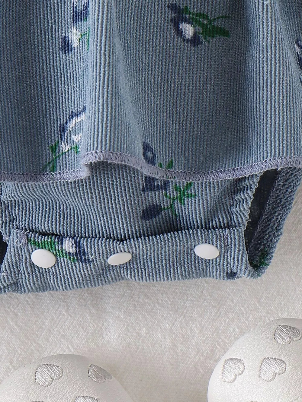 Children's Ribbed Knit Dress Set in Blue, view 11