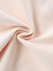 Light pink cotton t-shirt fabric detail